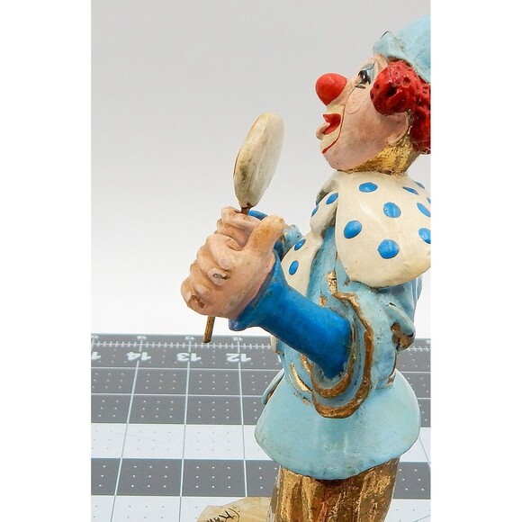 Ron Lee Clown With Lollipop Sculpture Signed 1980 Onyx Base - Picture 8 of 13